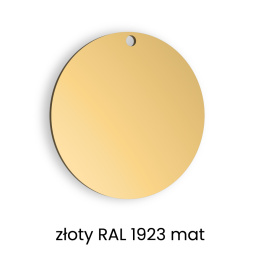 Próbka kolor złoty RAL 1923 mat