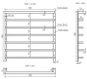 dane techniczne balustrady francuskiej SB-13/1