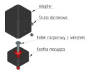 zestaw montażowy do powierzchni betonowej